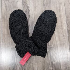 Kelly & Katie Sherpa Mittens Black